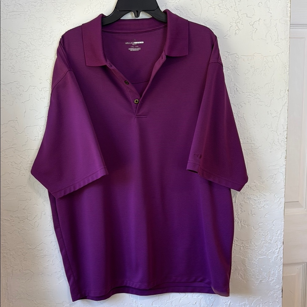 Grand Slam Purple Polo Shirt Casual Comfort